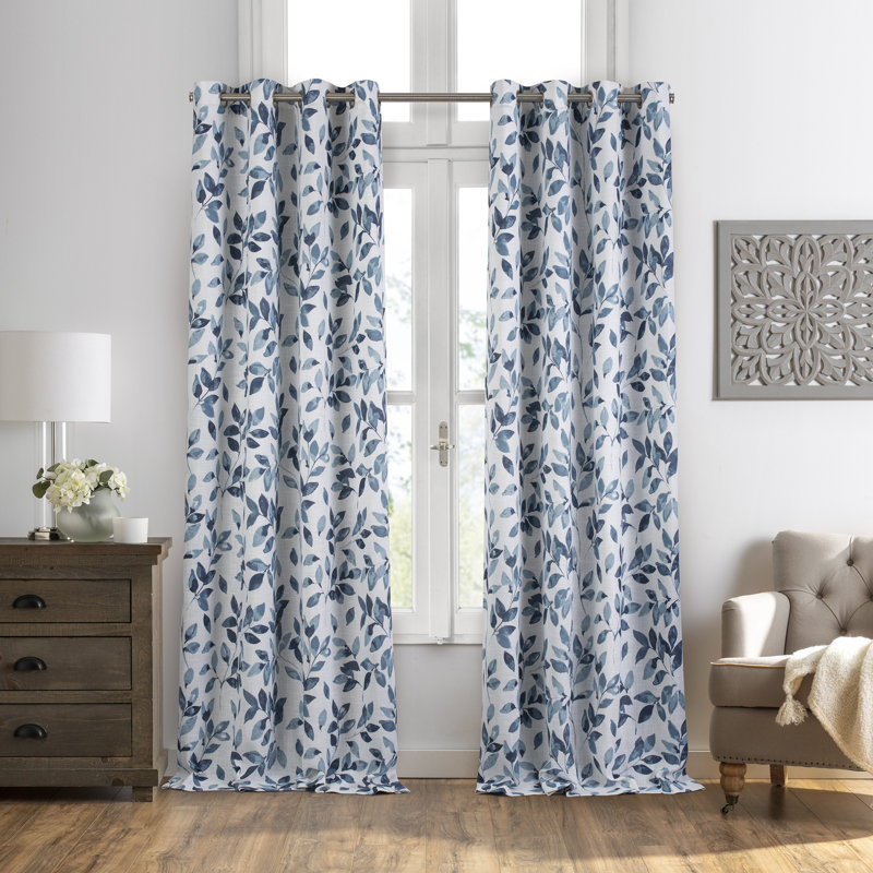 Ophelia & Co. Babbitt Floral Blackout Thermal Curtain & Reviews Wayfair